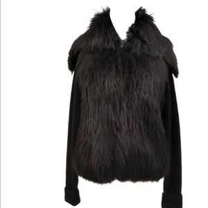 Size M Versace fur Cardigan